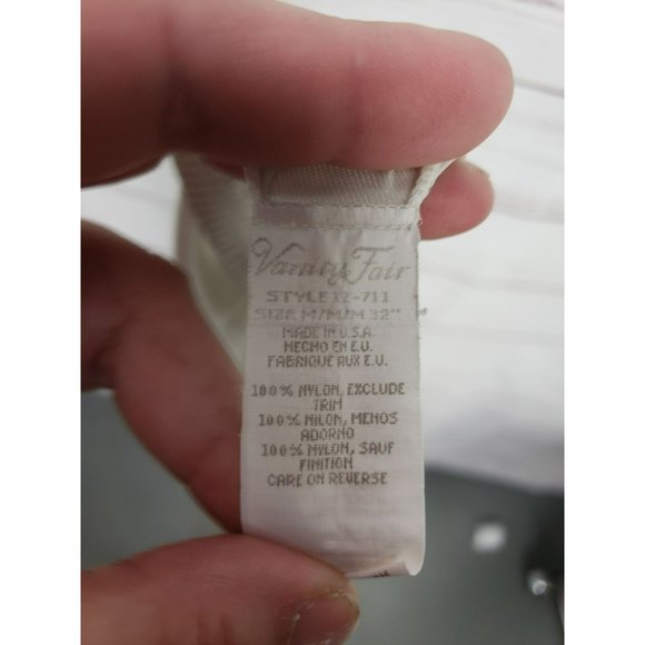 VINTAGE VANITY FAIR IVORY SIZE MEDIUM HALF SLIP STYLE 11-711 #14254 - Picture 3 of 9